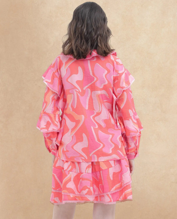 Rareism Womens Ivania Multi Skirt Print