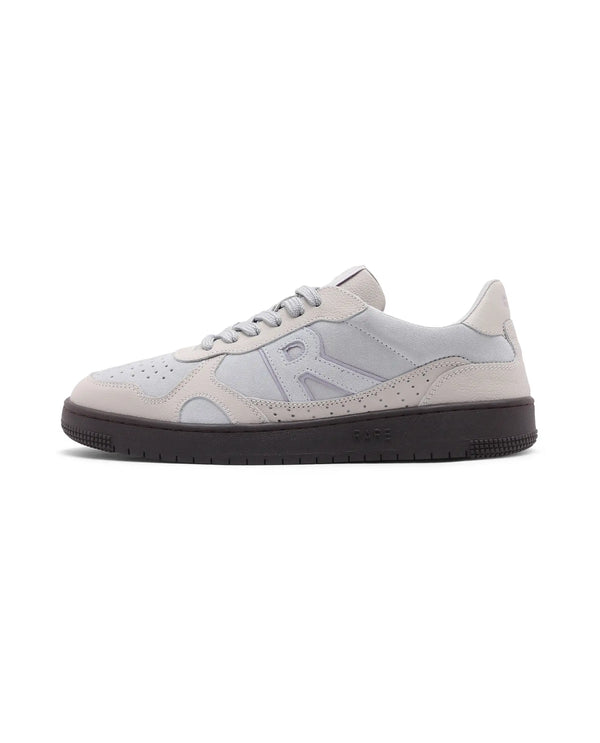 Rare Rabbit Men's Kepler Pro Light Grey Plain Shoes