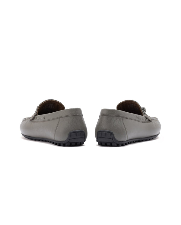 Rare Rabbit Men's Knott Sage Slip-On Genuine Milled Leather Driving Mocassin