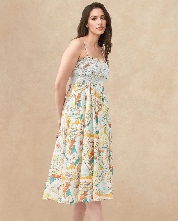 Rareism Womens Lenoid Multi Dress Off Shoulder Print