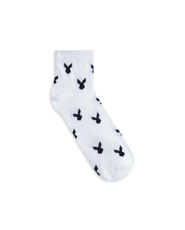 Rare Rabbit Men Loger - 3 White High Ankle Socks
