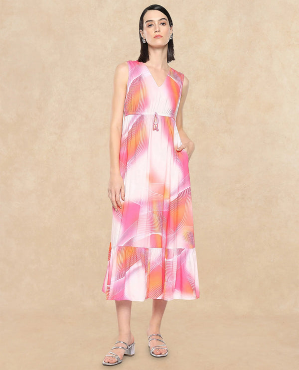 Rareism Women Luanda Multi Printed Dress