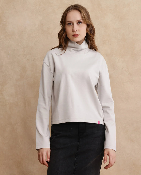 Rareism Women Malatya Light Grey  Top