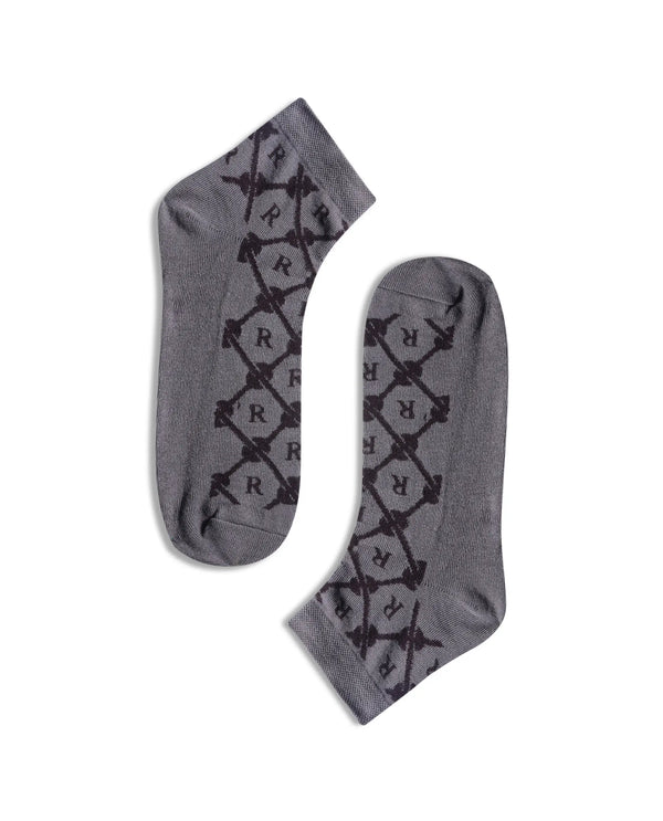 Rare Rabbit Men Mono & Cont Assorted High Ankle Socks
