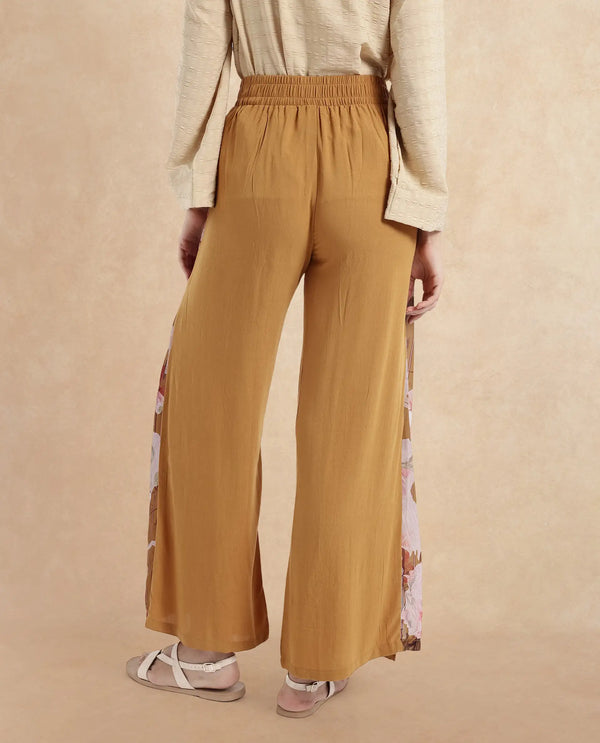 Rareism Women Mouza Multi Loop Wide Floral Print Ankle Length Trouser