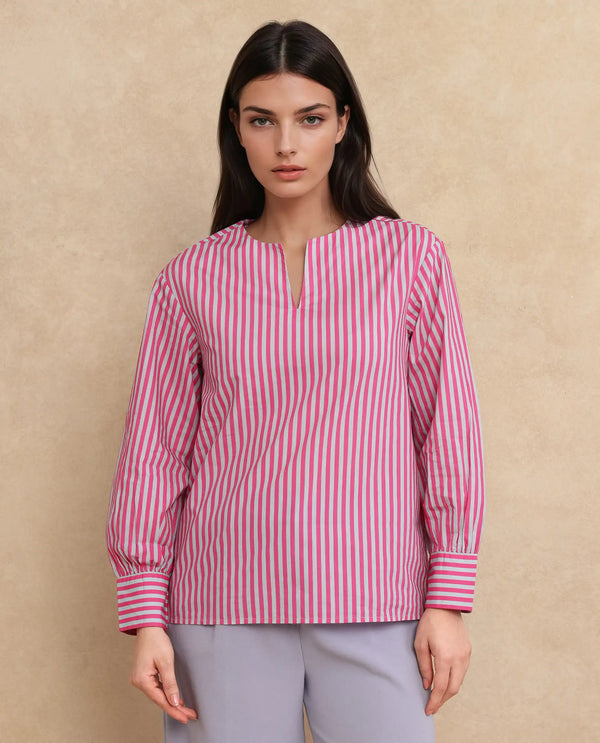 Rareism Women Myrto Pink Printed Top