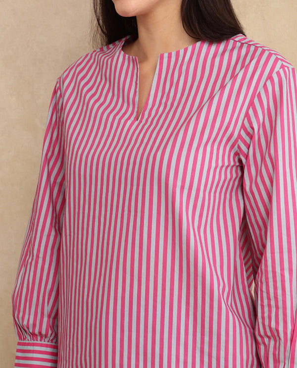 Rareism Women Myrto Pink Printed Top