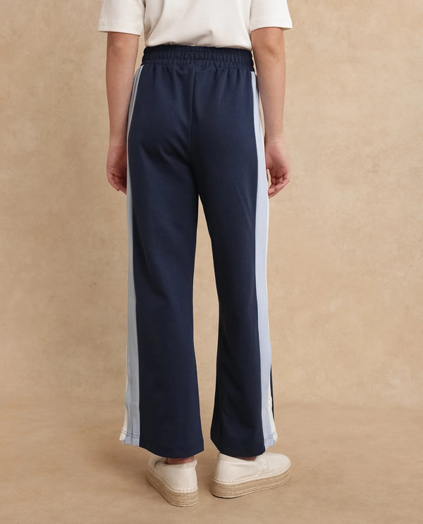 Rareism Women Naut Navy Plain Track Pant