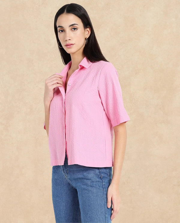 Rareism Women Nomiki Pink Plain Top