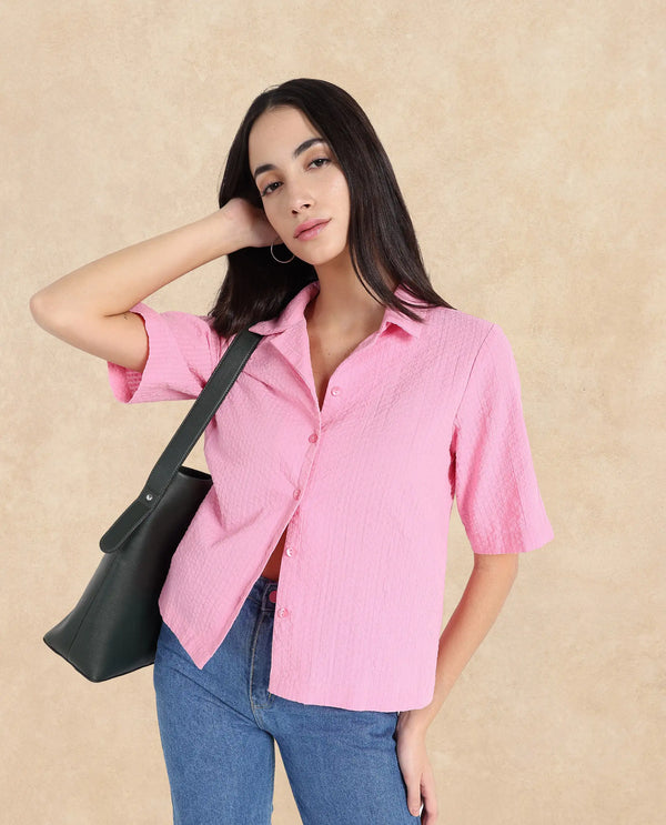 Rareism Women Nomiki Pink Plain Top