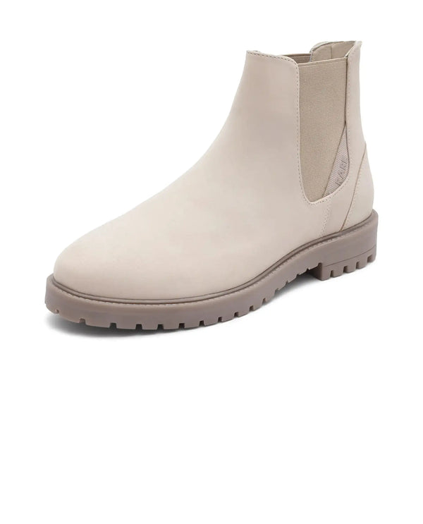Rare Rabbit Men's Gum Pro Ivory Classic Chelsea Boot