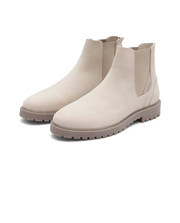 Rare Rabbit Men's Gum Pro Ivory Classic Chelsea Boot