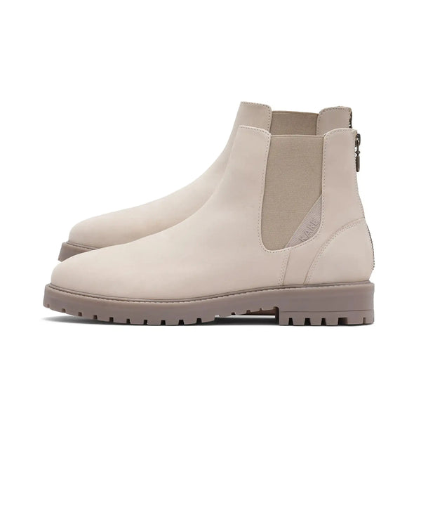 Rare Rabbit Men's Gum Pro Ivory Classic Chelsea Boot