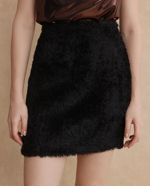Rareism Women Pilxar-B Primary Black  Skirt