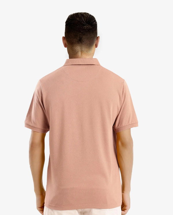 Rare Rabbit Men Rem Light Brown Cotton Fabric Short Sleeve Regular Fit HD Print Branded Polo