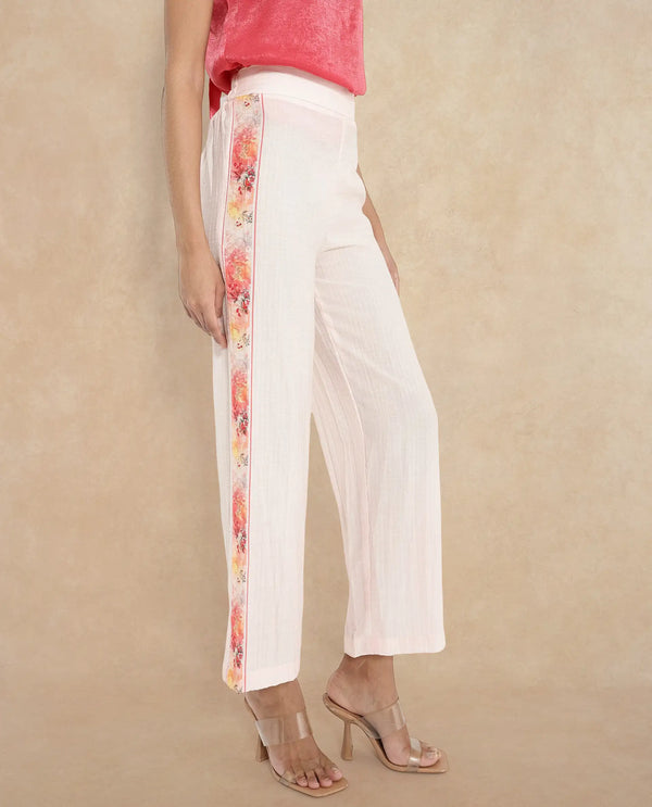 Rareism Women Ravenna Multi Tapered Fit Floral Print Ankle Length Trouser