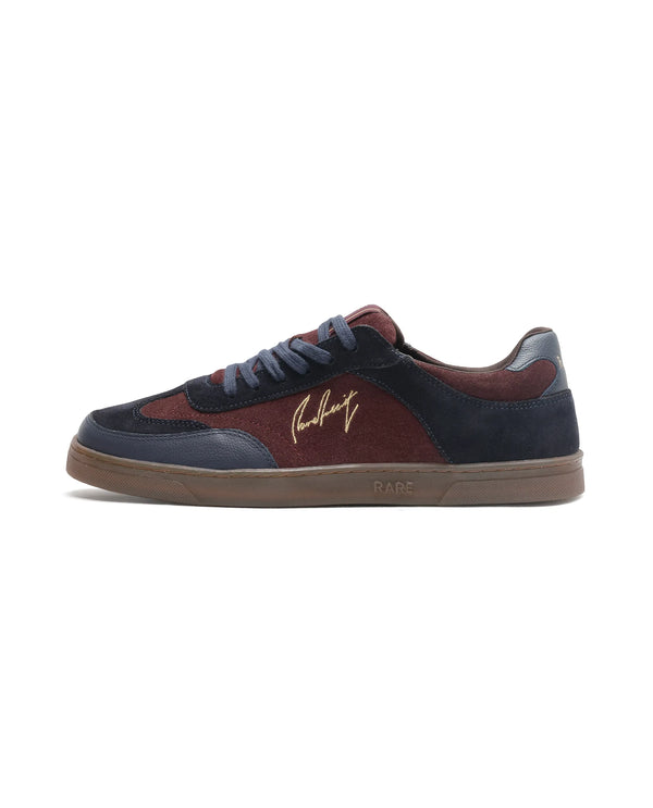 Rare Rabbit Men's Rex Brown Leather Lace-Up Closure Sneaker
