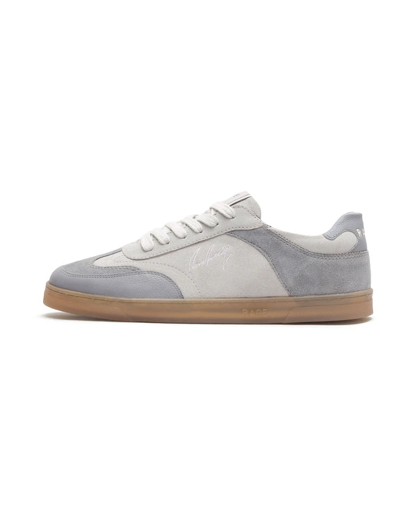 Rare Rabbit Men's Rex Grey Leather Lace-Up Closure Sneaker