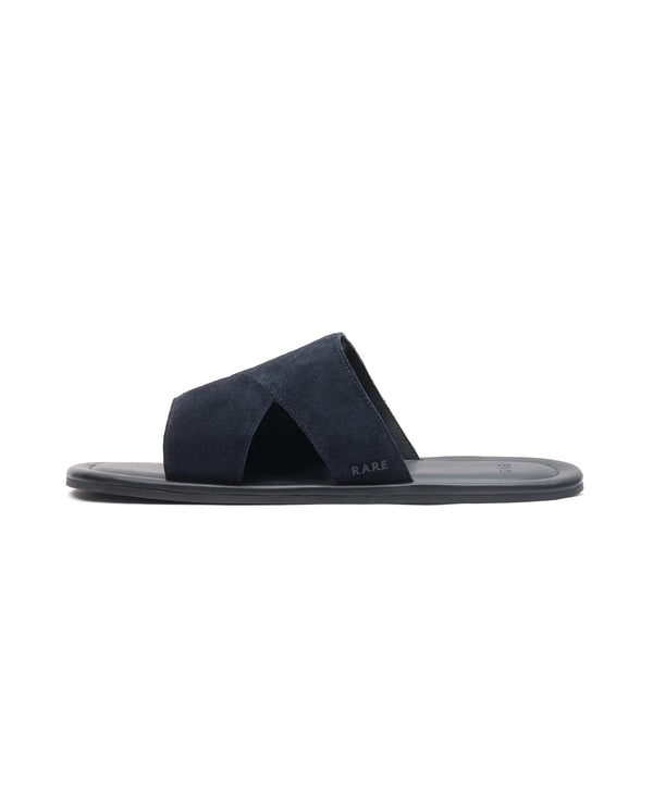 Rare Rabbit Men Rho Navy Slip-On Closure Sandal