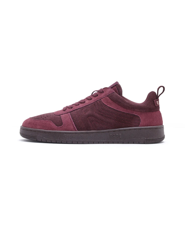 Rare Rabbit Men Senab Purple Genuine Suede Leather Low-top Lace Up Sneaker Shoes