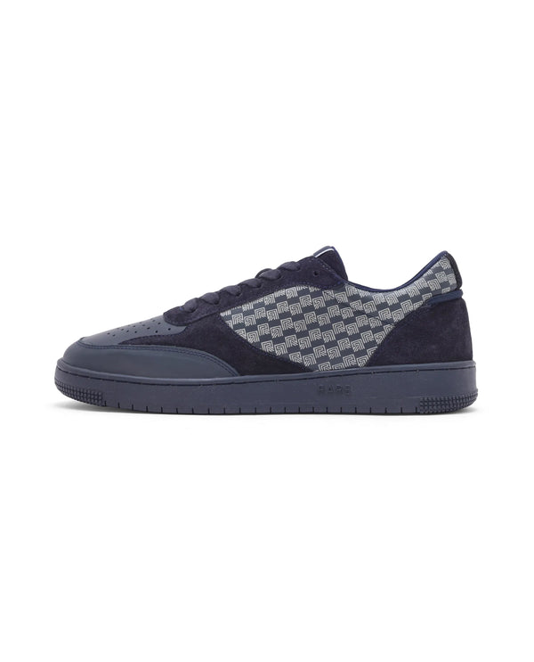 Rare Rabbir Men's Voltro Navy Genuine Leather and Suede Faros 