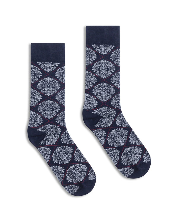 RARE RABBIT MEN'S SIGO MULTI SOCKS BAMBOO FABRIC