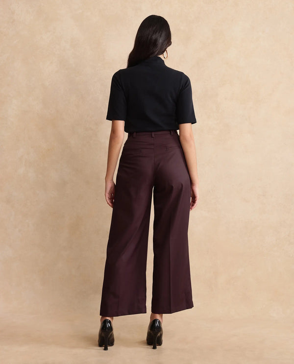 Rareism Women Simany Primary Purple Trouser
