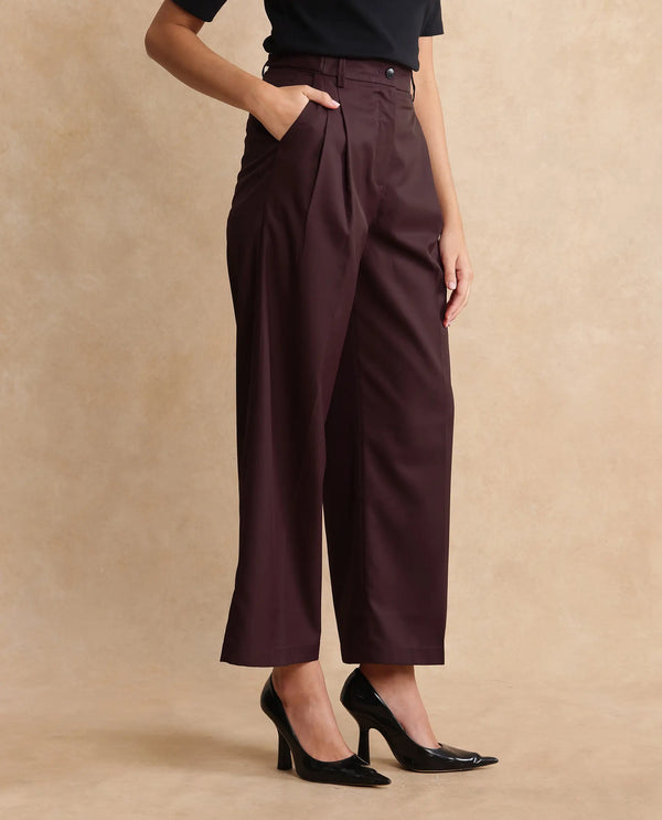 Rareism Women Simany Primary Purple Trouser