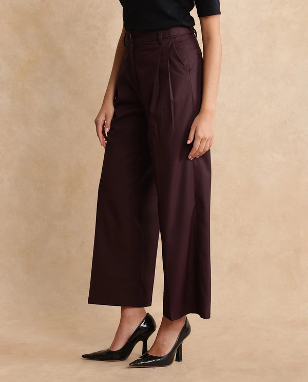 Rareism Women Simany Primary Purple Trouser