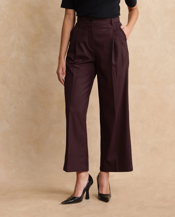 Rareism Women Simany Primary Purple Trouser