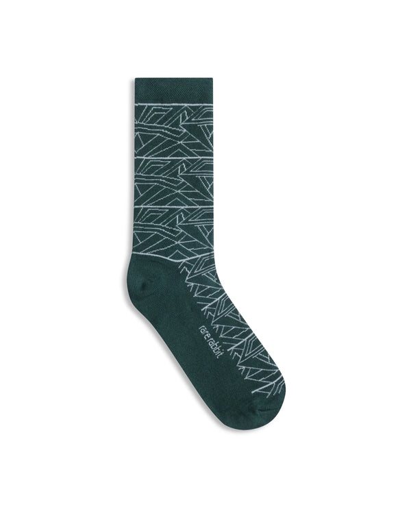 Rare Rabbit Men Sync Green Socks