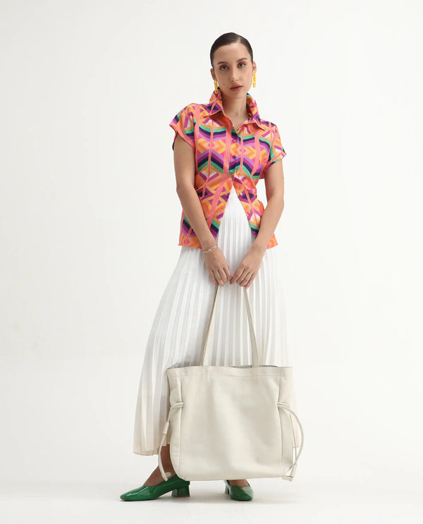Rareism Women Tarasa Multi Printed Top