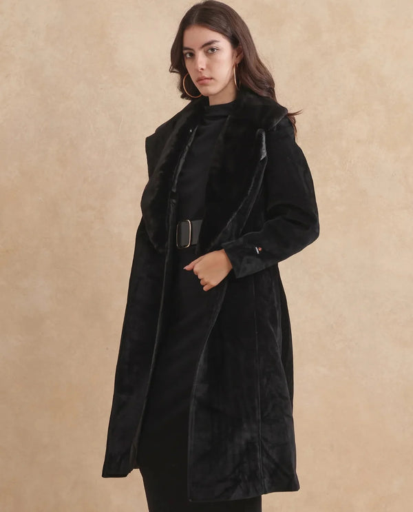 Rareism Women Teich 1 Black Plain Jacket