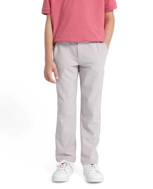 Rare Ones Kids Trove Light Beige Cotton Poly Regular Fit Solid Trouser