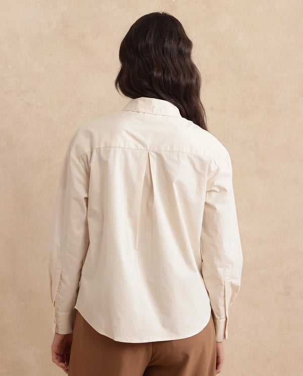 Rareism Women Uiko Beige Plain Shirt