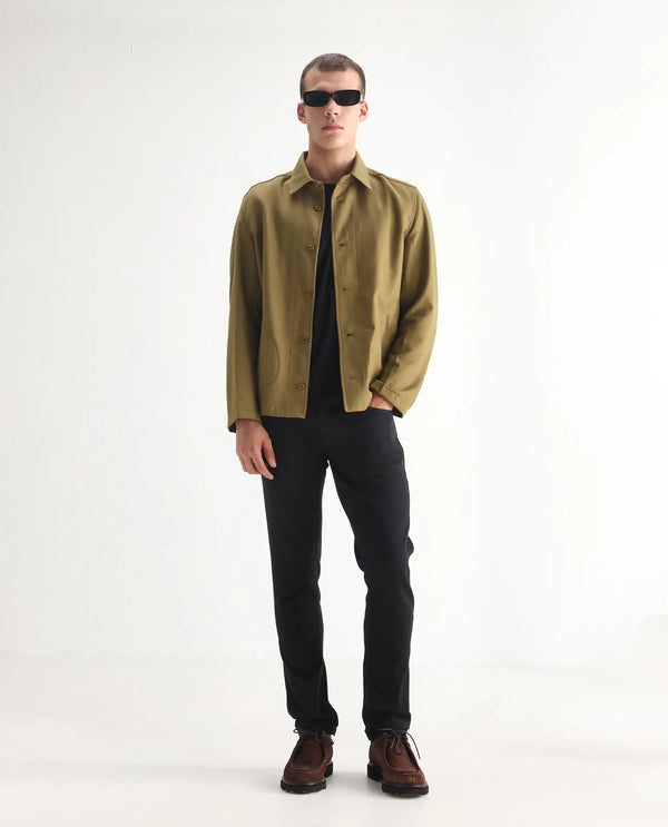 Rare Rabbit Men Umo Black Cotton Polyester Fabric Slim Fit Plain Denim Pant