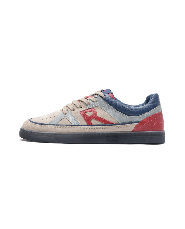 Rare Rabbit Men's Vale Beige Leather Lace-Up Closure Sneaker