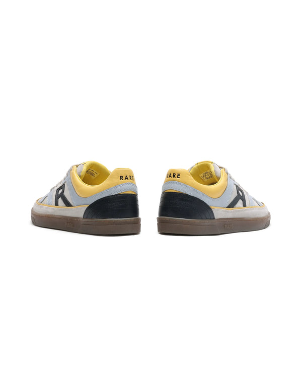 Rare Rabbit Men's Vale Grey Leather Lace-Up Closure Sneaker