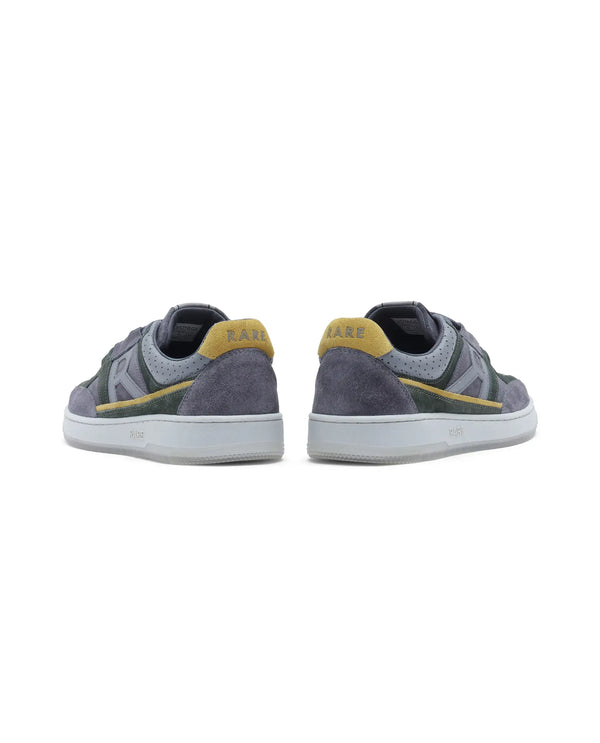 Rare Rabbit Men Voyage Dark Grey Lace-Up Closure Sneaker