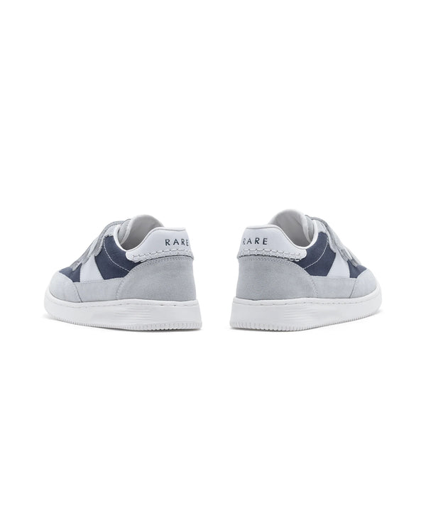 Rare Ones Kids Walc Navy Leather Riptape Fastening Sneaker