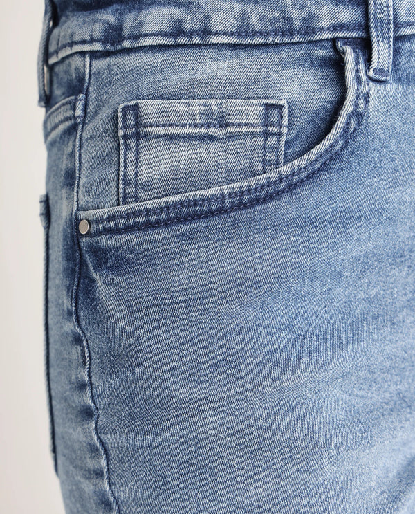 Rareism Women Zingo Light Blue Cotton Blend Fabric Plain Jeans