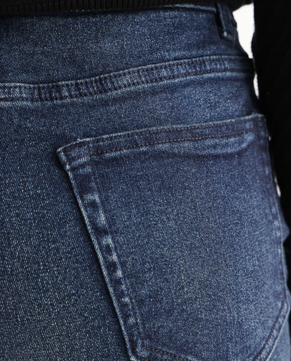 Rareism Women Zinko Dark Blue  Denim Pant
