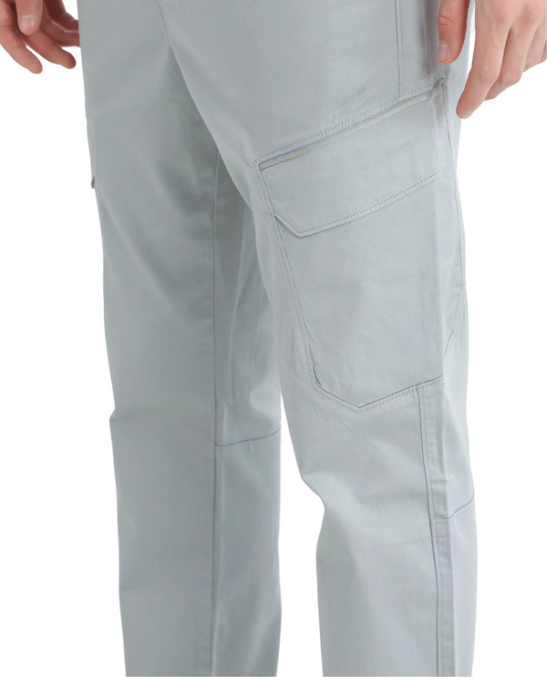 Rare Rabbit Men's Zudi Pastel Blue Cotton Fabric Drawstring Closure Regular Fit Cargo Style Trouser