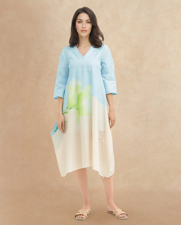 Rareism Womens Dinara Multi Dress Short Sleeve Print