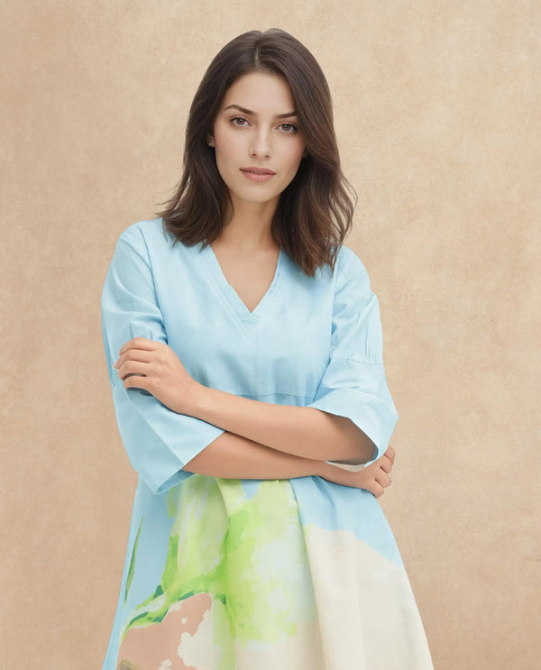 Rareism Womens Dinara Multi Dress Short Sleeve Print