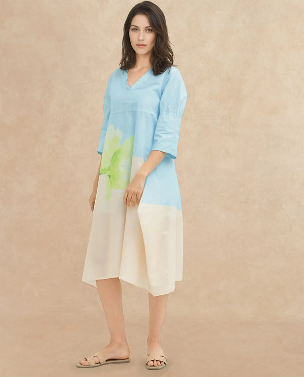Rareism Womens Dinara Multi Dress Short Sleeve Print