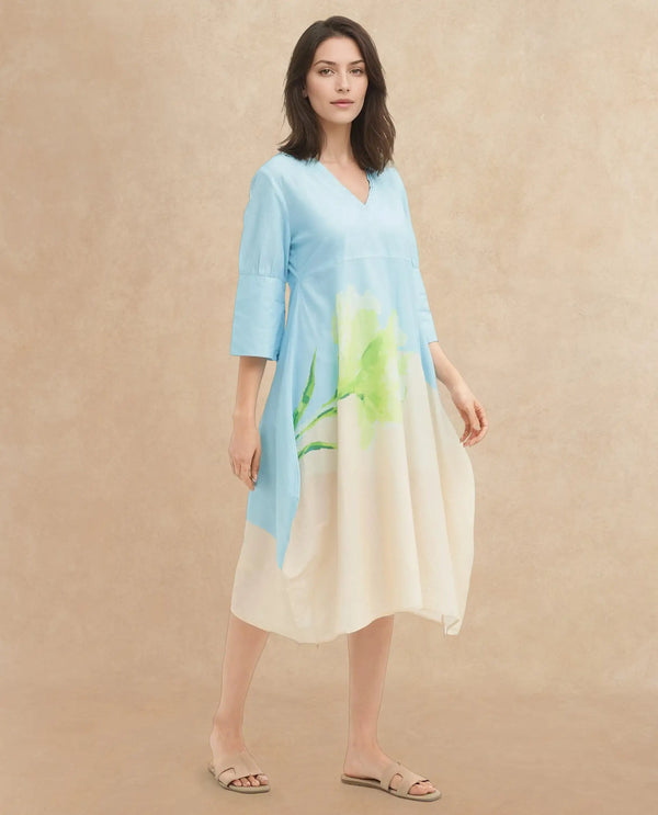 Rareism Womens Dinara Multi Dress Short Sleeve Print