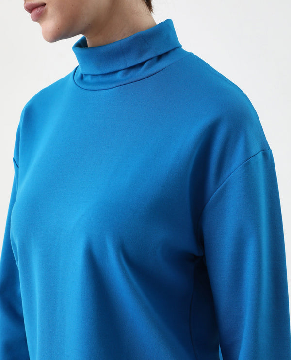 Rareism Women Malatya Blue Plain Top