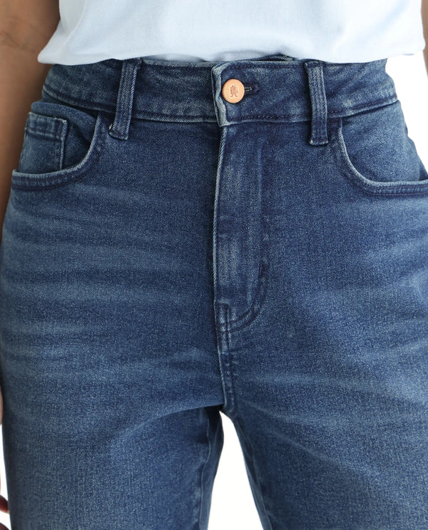 Rareism Women Zing Primary Blue  Denim Pant