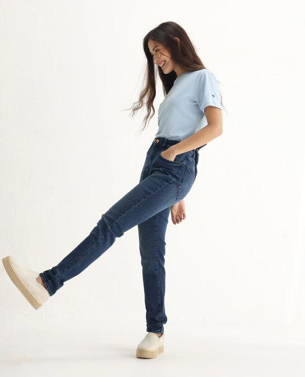 Rareism Women Zing Primary Blue  Denim Pant